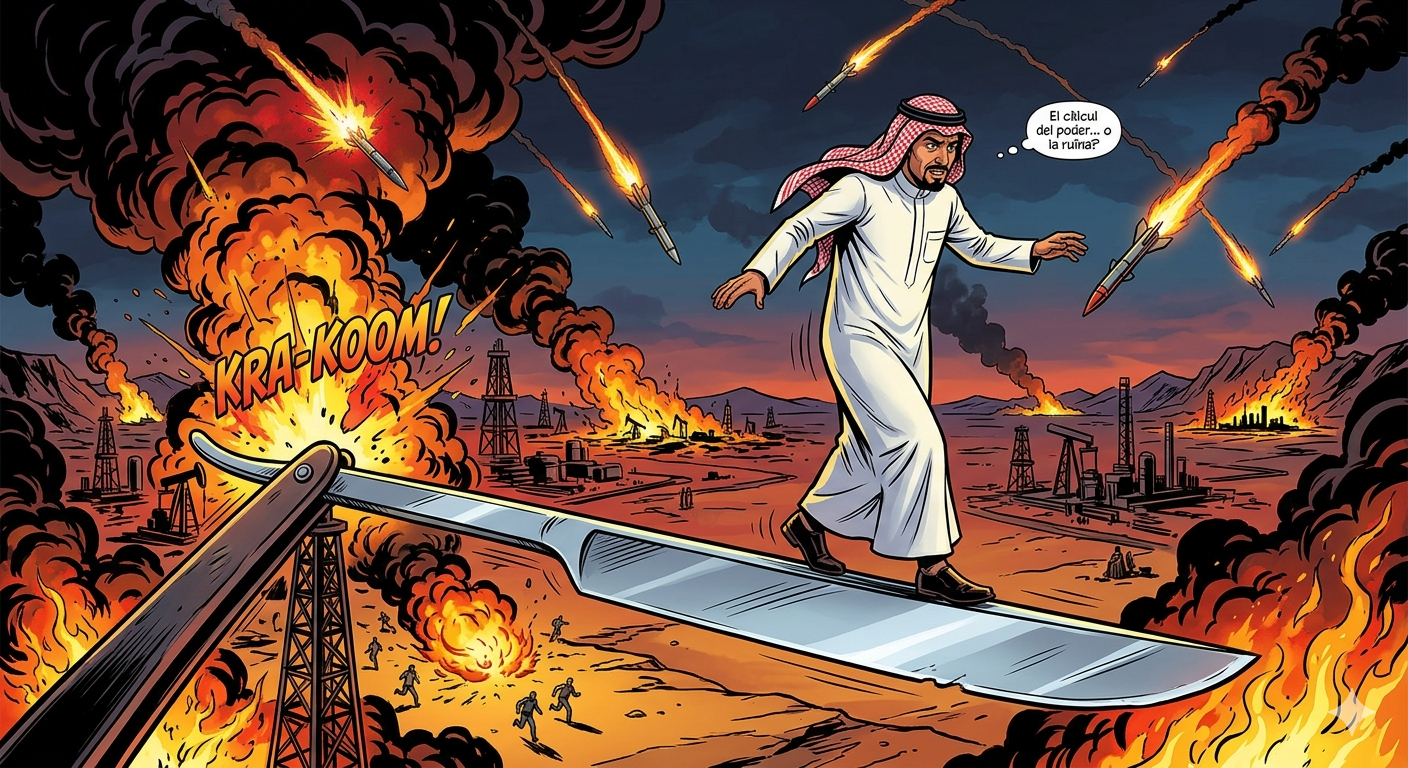 Aràbia Saudita camina pel fil de la navalla: l’hegemonia regional a canvi del caos global.