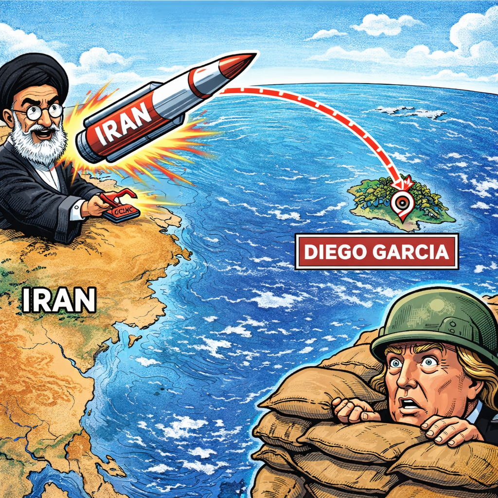 Sabies que l’atac a Diego Garcia era sobretot un missatge polític?