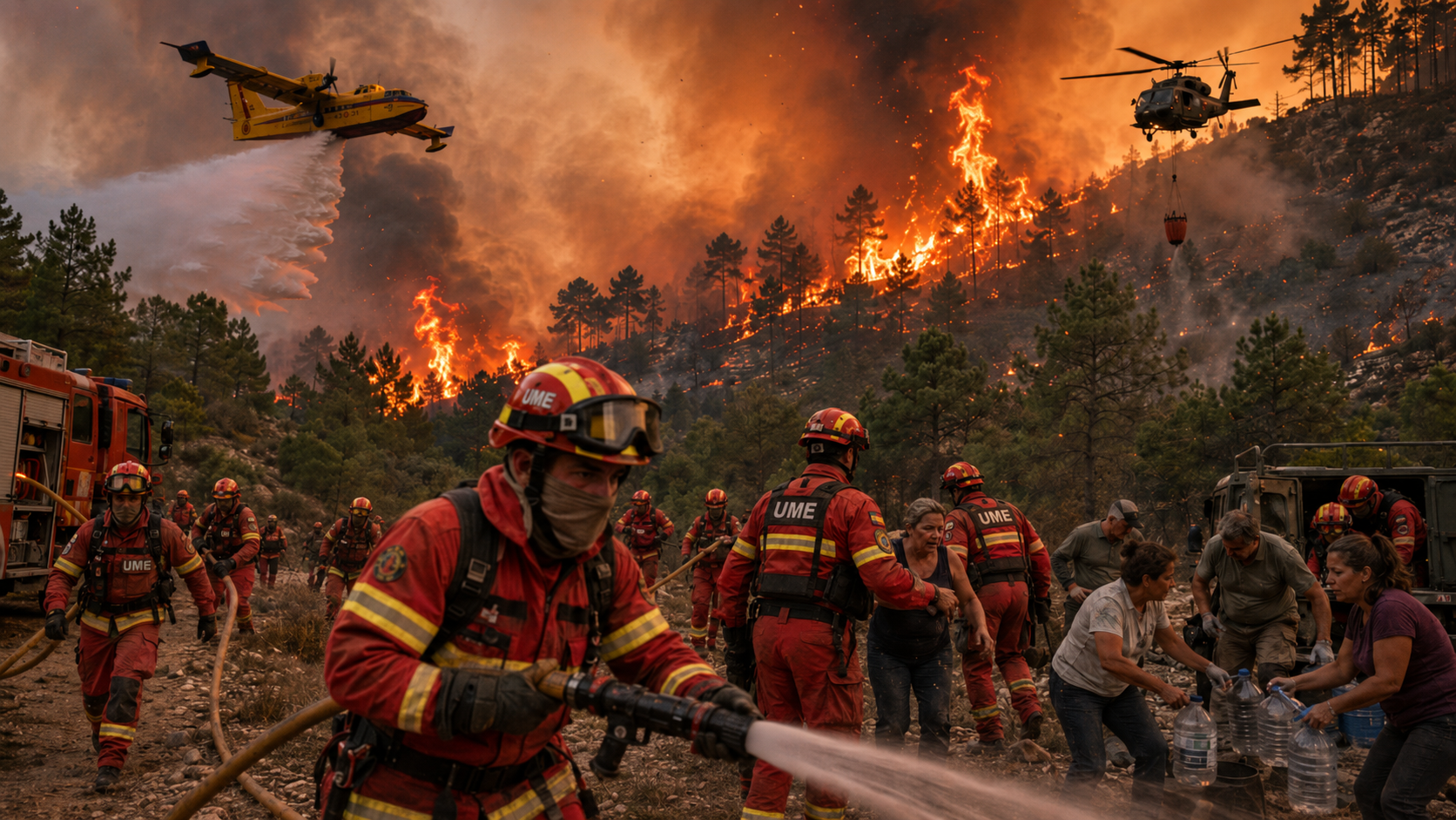 Madrid i Àvila en flames: què significa declarar una emergència nacional?