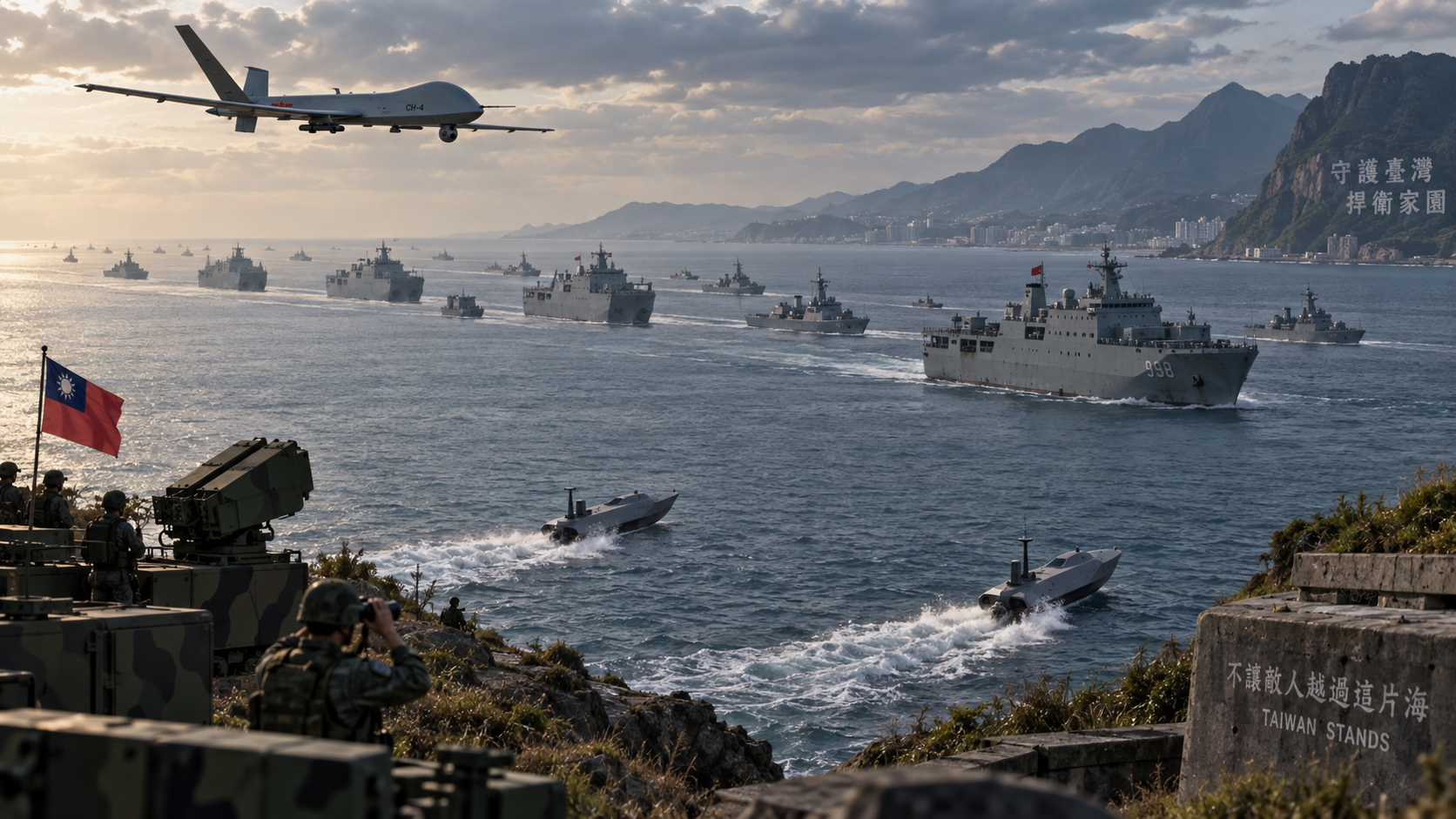 40.000 drons esperant la Xina: la nova estratègia defensiva de Taiwan